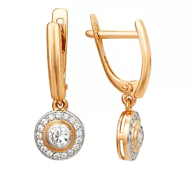 Серьги подвесные 002512-1102 золото_0