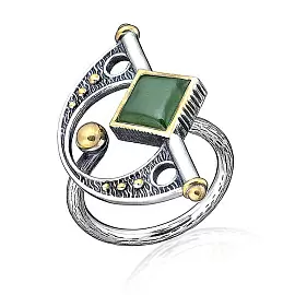 Кольцо RG091544NPH-CSQ-M серебро_0