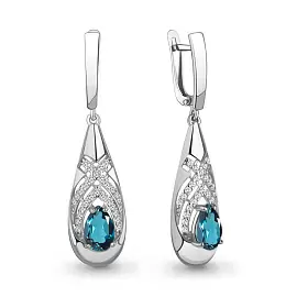 Серьги подвесные 4968308А.5 серебро_0