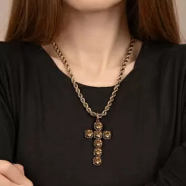 Колье 158500825720 ж ювелирный сплав Крест_2