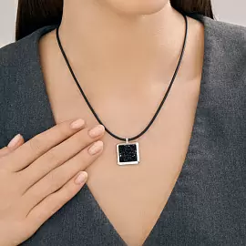 Колье 94-170-02387-1 серебро Квадрат_1