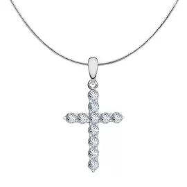 Крест декоративный ПДР0031В серебро