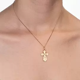 Крест христианский 20-0035 золото Полновесный_1