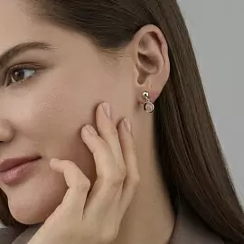 Серьги подвесные 02-4819.00ГХ-00 серебро_2