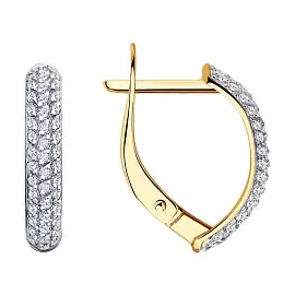 Серьги дорожка 028159 золото_0