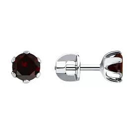 Серьги пусеты 92020038 серебро_0