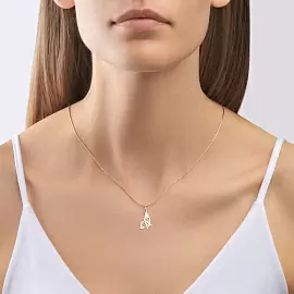 Подвеска 036467 золото Бабочка_1