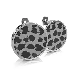 Серьги SF-с2000.с серебро Леопард_0