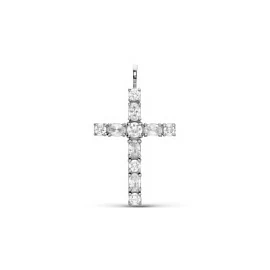 Крест декоративный 500038-301-0019 серебро