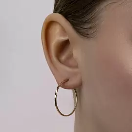 Серьги конго 08-0220-01 золото_1