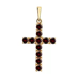 Крест декоративный 92030513 серебро_0