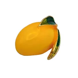 Брошь 331110040 ювелирный сплав Лимон_0