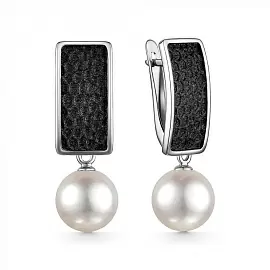 Серьги подвесные 52863SP1B серебро_0