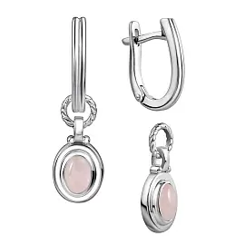 Серьги подвесные 02-4411.00РК-00 серебро_1