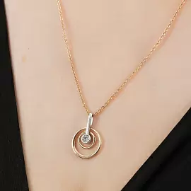 Подвеска 01-317240 золото Круг_1