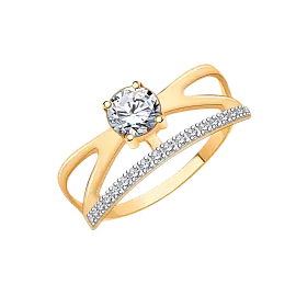 Кольцо 10808 золото_0