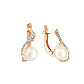 Серьги 290-1-836Р золото_0