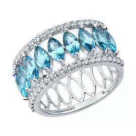 Кольцо 94-310-02192-1 серебро_0