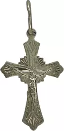 Крест христианский 1045н серебро