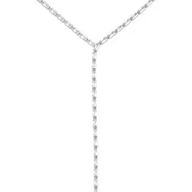 Колье галстук 22E157257 серебро_0