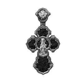 Крест христианский 3102920-45 серебро Святой Николай Чудотворец_1