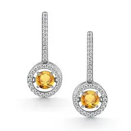 Серьги подвесные 02-4751.00ЦТ-00 серебро_0