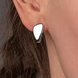 Серьги подвесные СЛ055-06 серебро_2