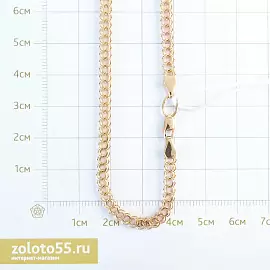 Цепь Итальянка.Ц040 золото Пустотелая_2