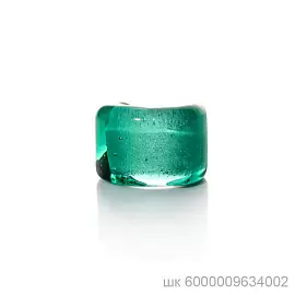 Серьги кафф 00-00000043 зел без пробы_4