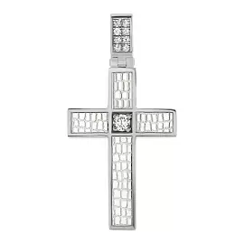Крест декоративный FJ-kp2.c серебро_0