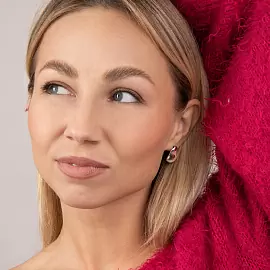 Серьги E1269-W серебро_2