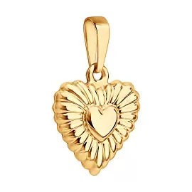 Подвеска 036665 золото Сердце_2