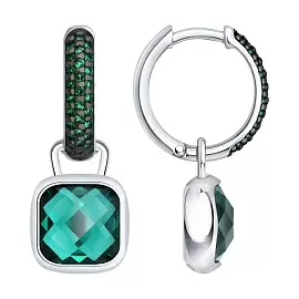 Серьги подвесные 92023230 серебро_0