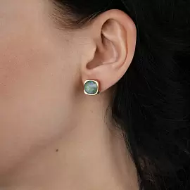 Серьги пусеты SW000010G-147E1 ювелирный сплав_1