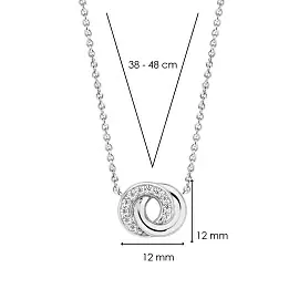Колье 3915ZI серебро_3