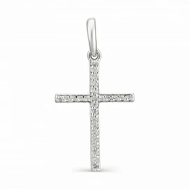 Крест декоративный 03-1244.00КЦ-00 серебро