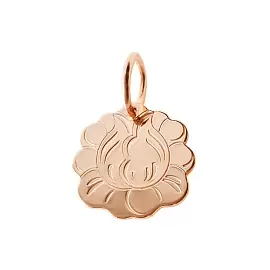 Подвеска НП12-1498 золото Цветок_0