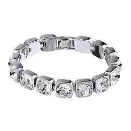 Браслет теннисный SW000010R-001B ювелирный сплав_0