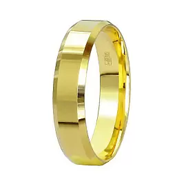 Кольцо обручальное 10-721-Ж золото шайба