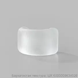 Серьги кафф 00-00000043 бел без пробы_3