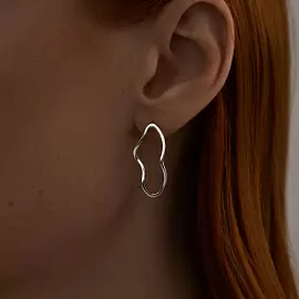 Серьги подвесные 94025899 серебро_1