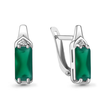 Серьги 4469609А.5 серебро