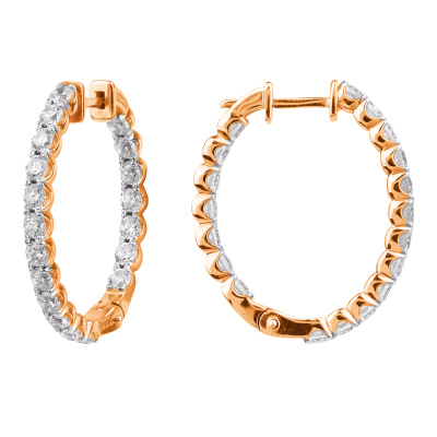 Серьги конго 10-00-0001-07944 золото