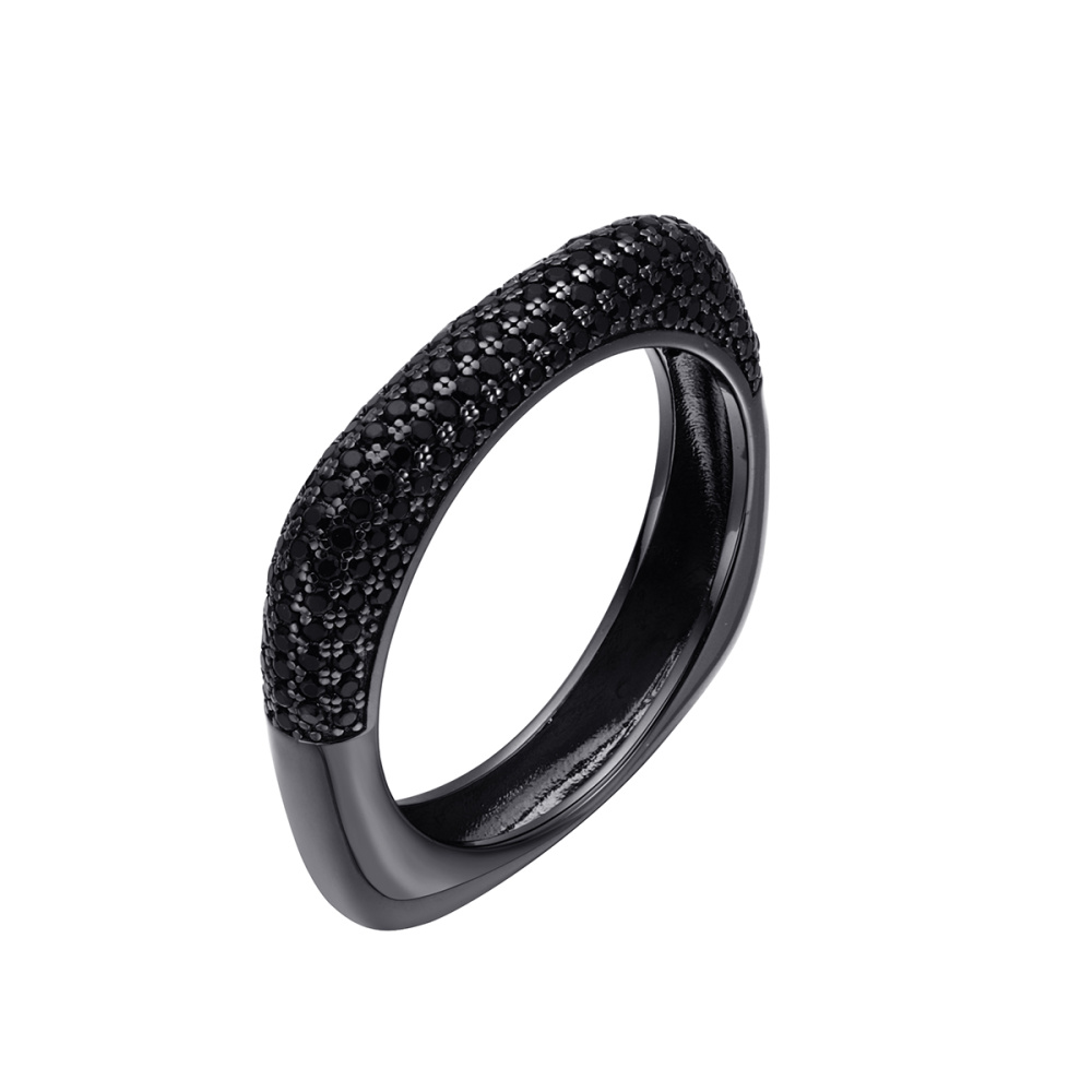 Кольцо CZ-R02165-X-B-X-X-B серебро - купить по цене от 4 338.90 ₽