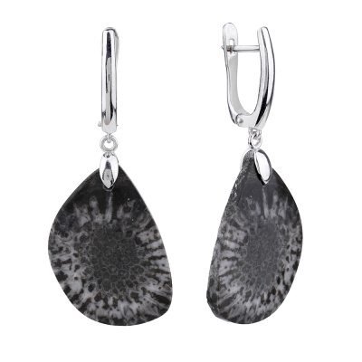 Серьги подвесные 24-72-00991 серебро