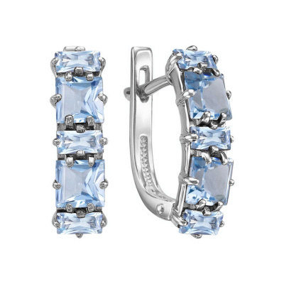 Серьги дорожка С222-8286Т золото