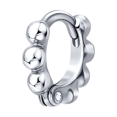 Серьги серьга одиночная 94170491 серебро