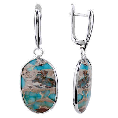 Серьги подвесные 24-72-00961-541 серебро