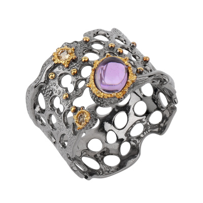 Кольцо K01784 серебро