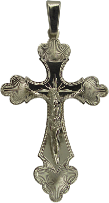 Крест христианский 1076н серебро